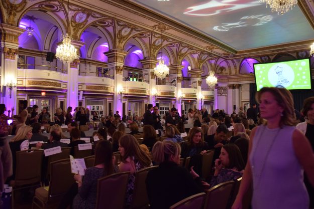 Crowd gathered for Fashion Show. Taken by Temi Adeleye